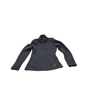 Spyder Womens Core Sweater Medium Gray Full Zip Jacket